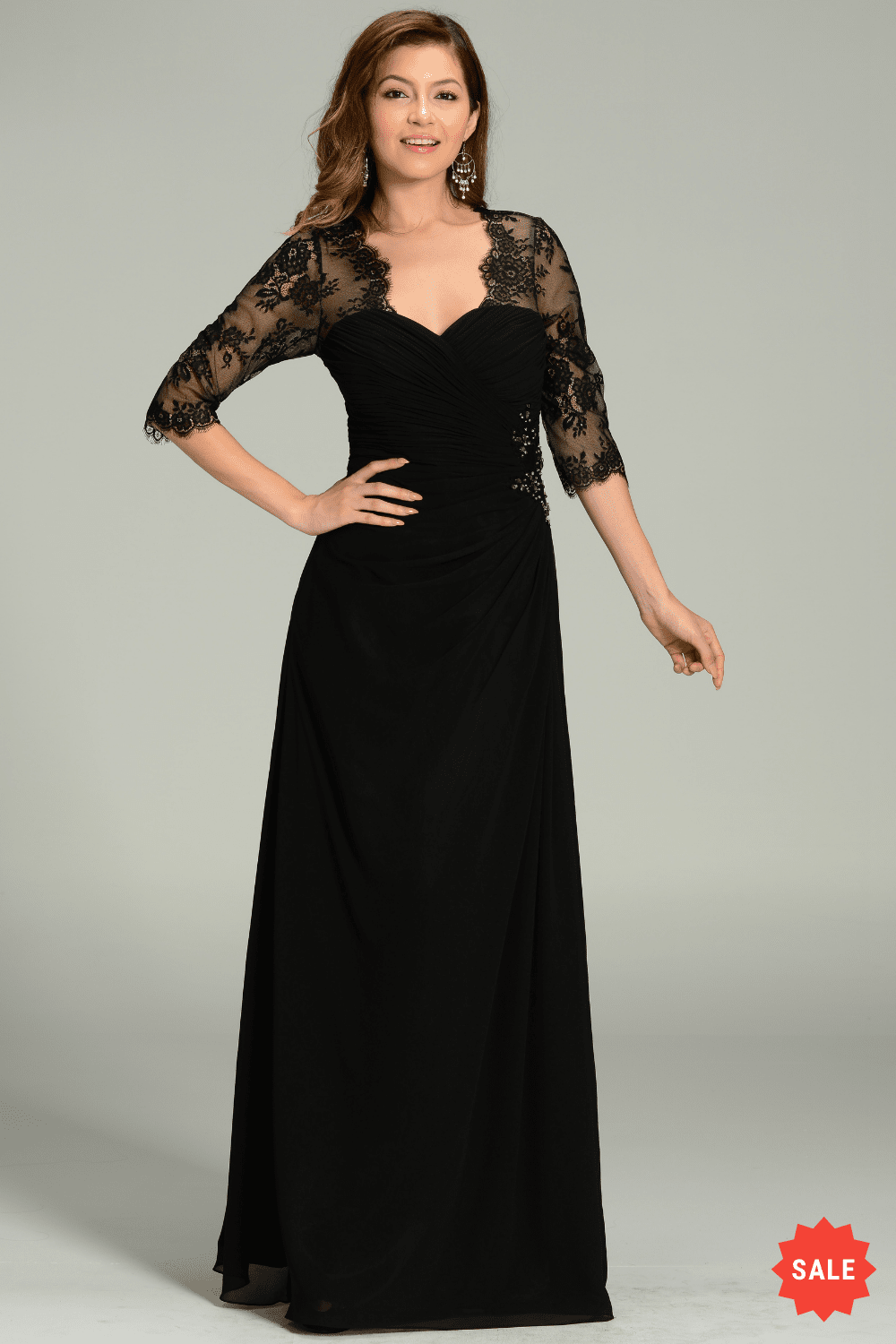 Poly USA Black Long Formal Dresses