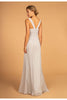 Long Chiffon Dress with Ruched Sweetheart Bodice by Elizabeth K GL2608 - Long Formal Dresses