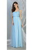 Long Dresses Bridesmaid - PERI BLUE / 4