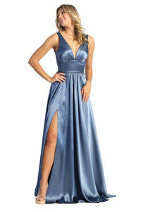 Long Dresses Maxi - DUSTY BLUE / 4