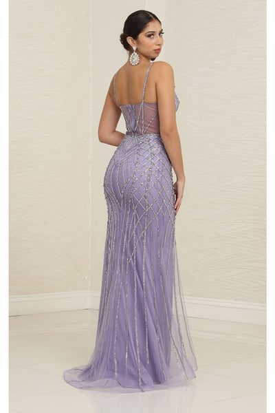 Long Evening Dress Sweetheart Beaded Gala Gown By Royal Queen RQ8126 - Dress