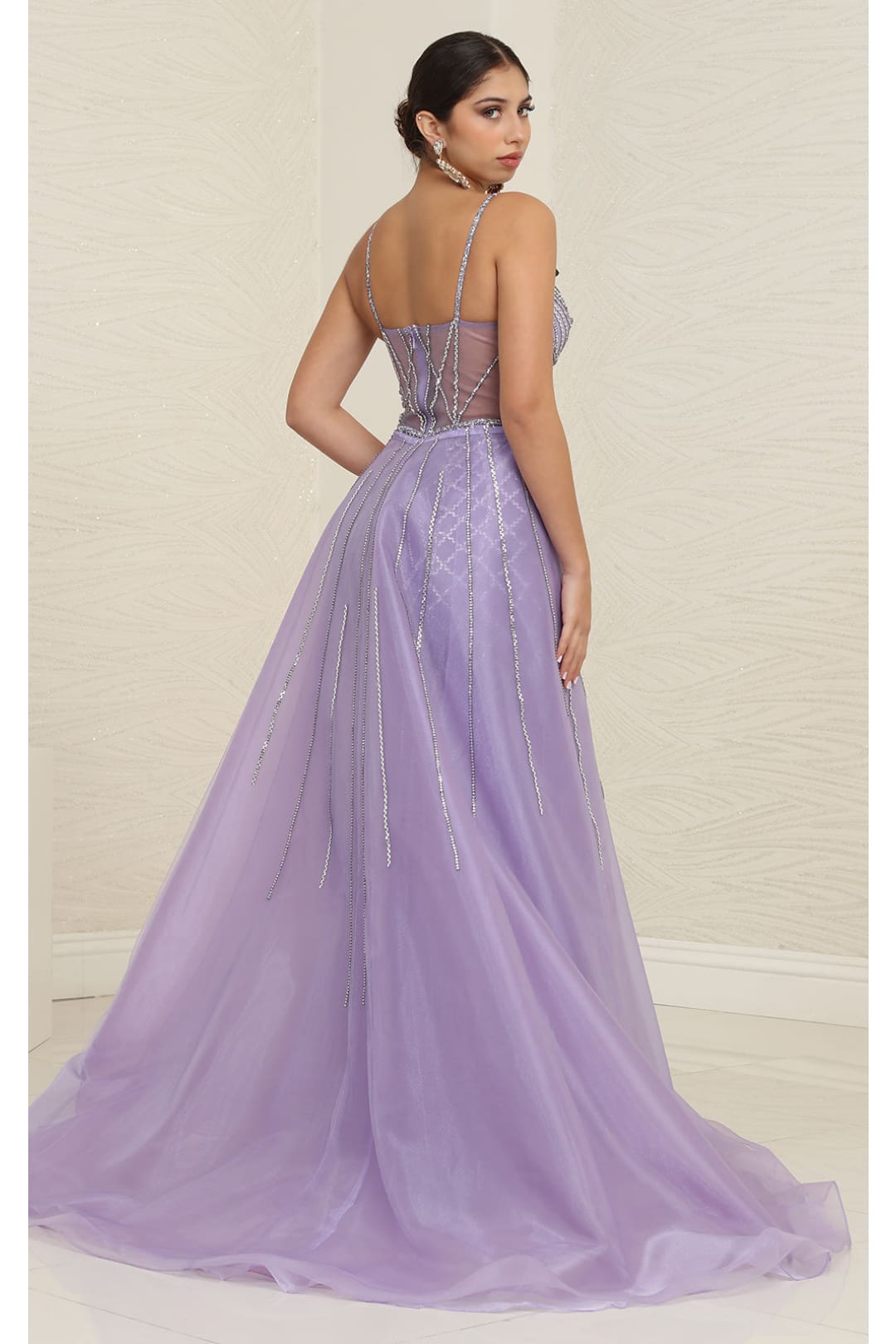 Long Evening Dress Sweetheart Beaded Gala Gown By Royal Queen RQ8126 - Dress
