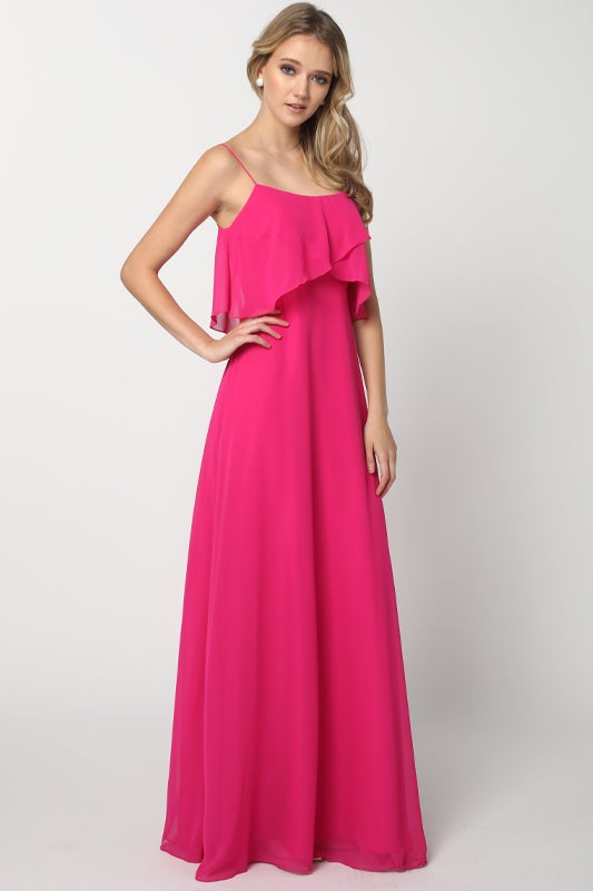 Juliet Fuchsia Long Formal Dresses