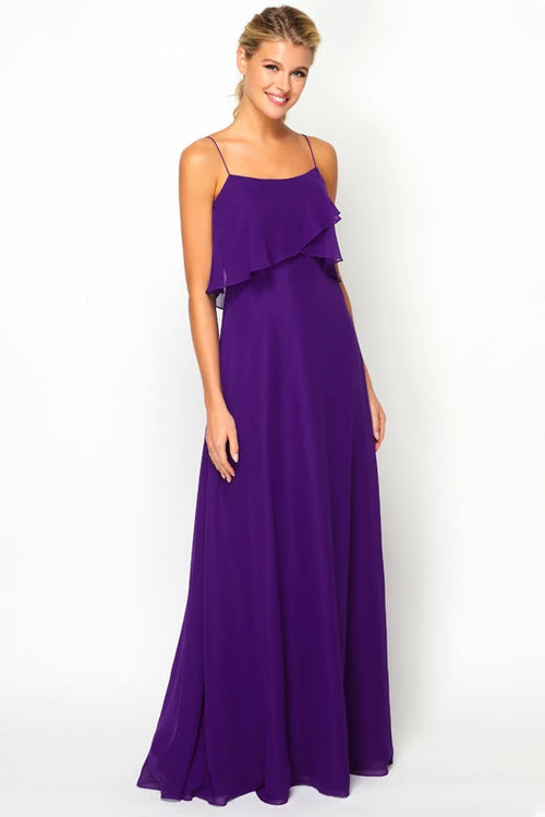 Juliet Purple Long Formal Dresses