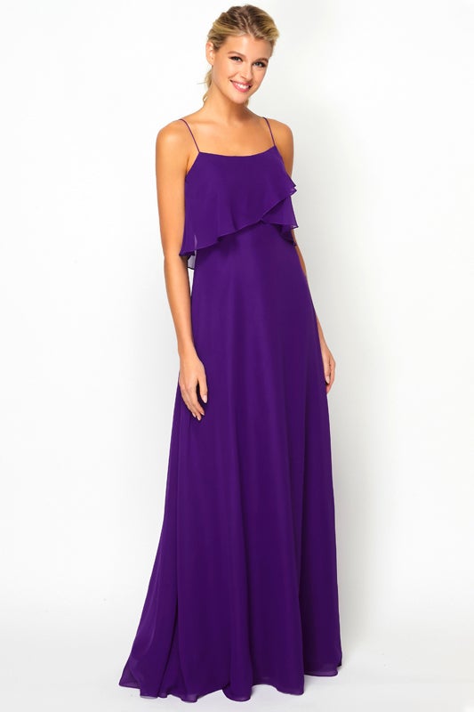Juliet Purple Long Formal Dresses