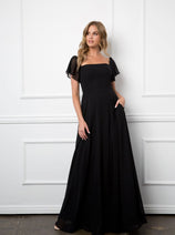 Funeral Dress in Black For Women & Ladies Plus Size Outfit by 3454