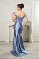 Long Formal Dress Off The Shoulder High Slit Gown By May Queen MQ2157 - Dress
