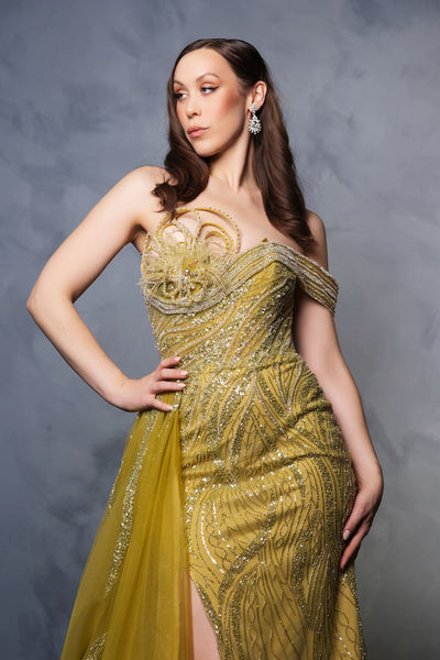 Long Formal Dress Strapless A-Line Prom Gown By Royal Queen RQ8178 - Dress