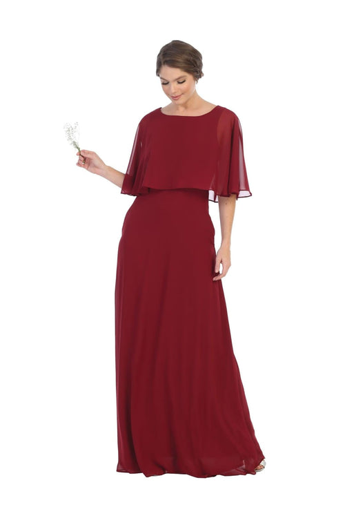 Long Formal Mother of the Bride Dress - The Dress Outlet