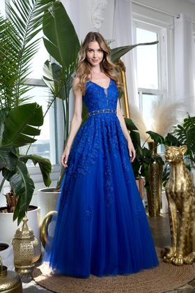 Eva USA 5232 Long Formal Sleeveless Prom Ball Gown