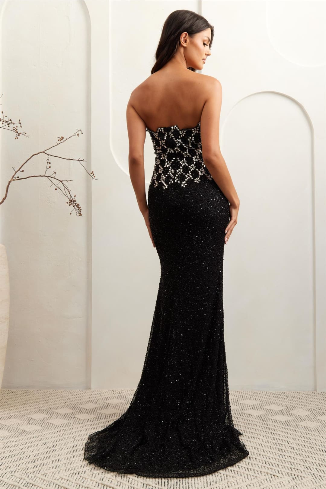 Long Gala Dress Strapless Mermaid Formal Gown By Amelia Couture IN2001 - Dress