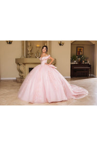 Long Gala Dress Sweetheart Sequin Quince Gown By Layla K LK274 - Dress