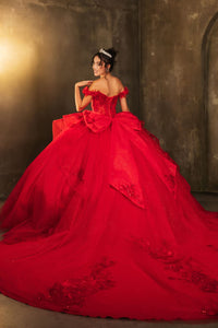 Long Gala Dress Sweetheart Sequin Quince Gown By Layla K LK274 - Dress