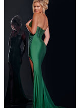 Long Hatler Prom Dress: Jovani D5034