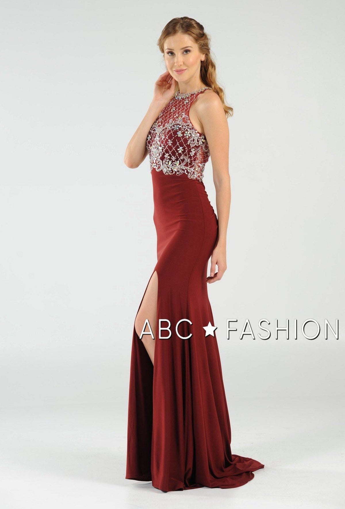 Poly USA Green Long Formal Dresses