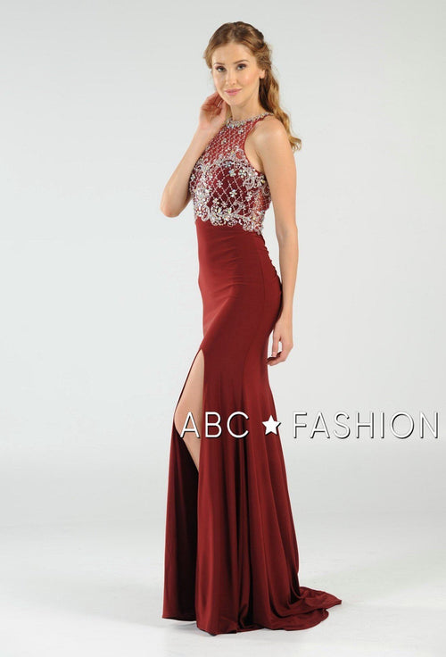 Poly USA Green Long Formal Dresses