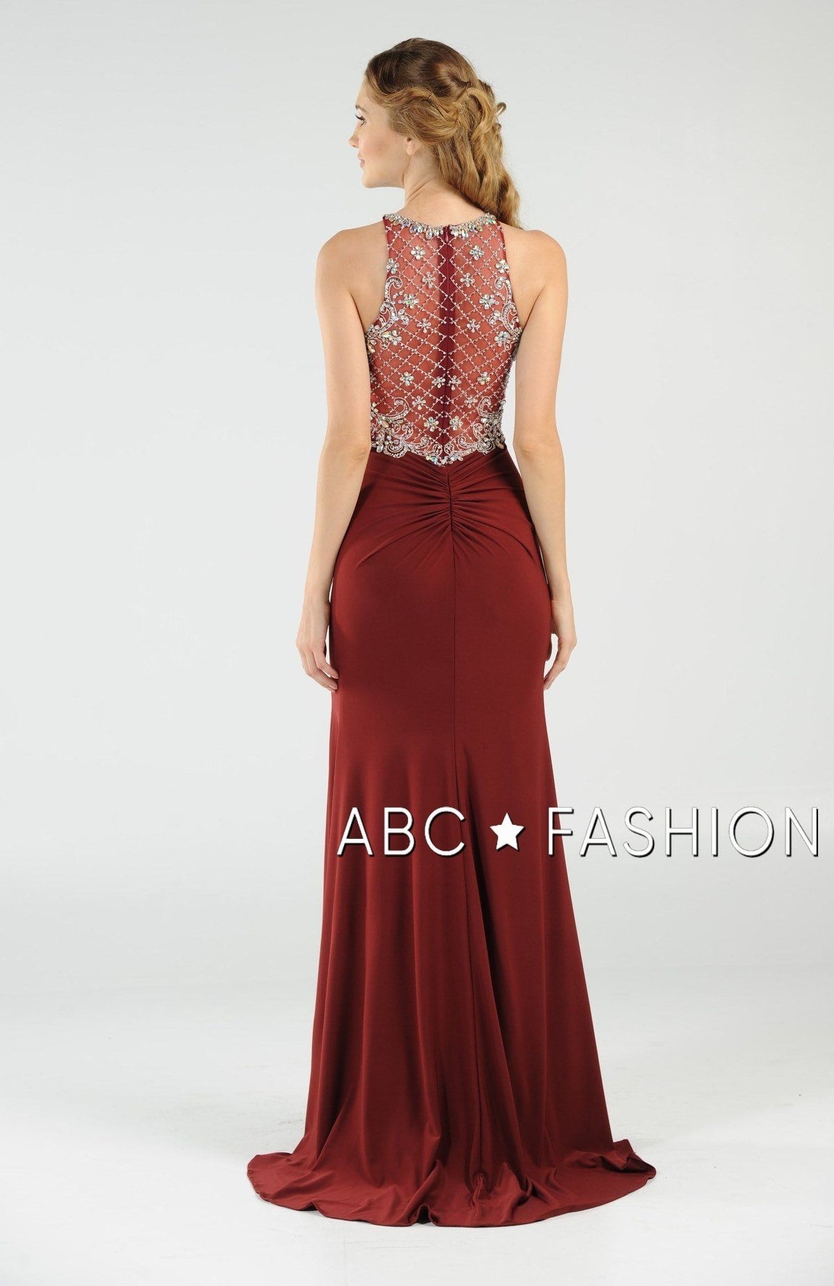 Poly USA Green Long Formal Dresses