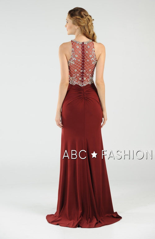Poly USA Green Long Formal Dresses