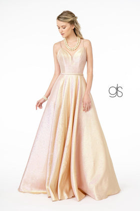 Long Iridescent Corset Dress by Elizabeth KGL2951