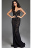 Long Lace Prom Dress: Jovani 43760 - Prom