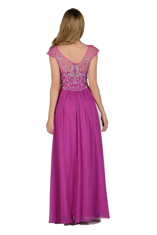 Poly USA Orchid Long Formal Dresses