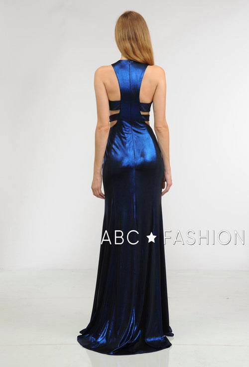 Poly USA Brown Long Formal Dresses