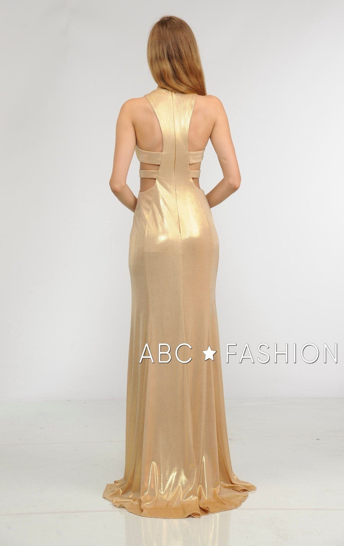 Poly USA Brown Long Formal Dresses