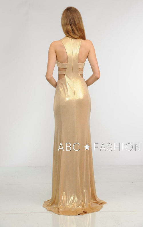 Poly USA Brown Long Formal Dresses