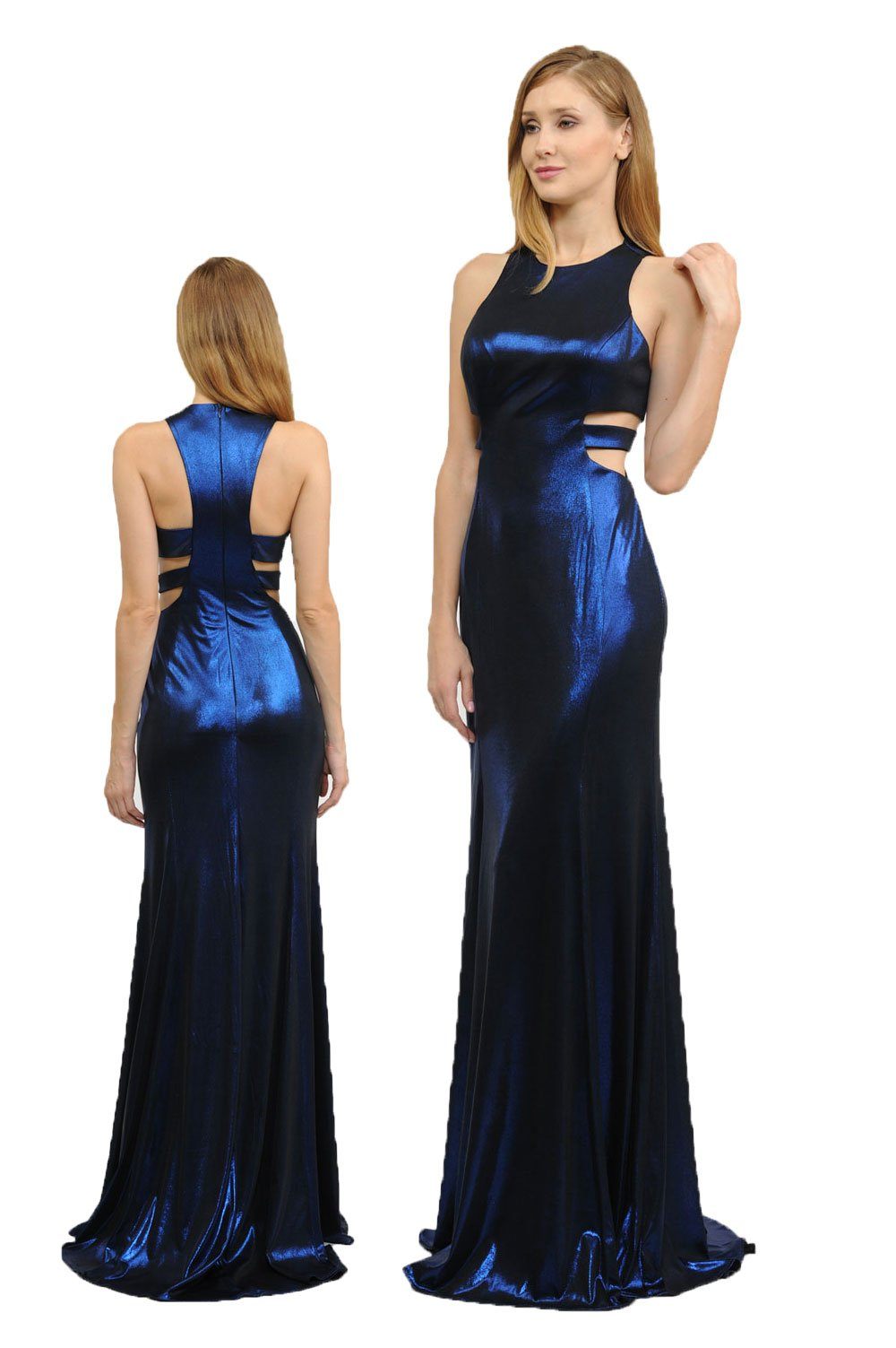 Poly USA Brown Long Formal Dresses