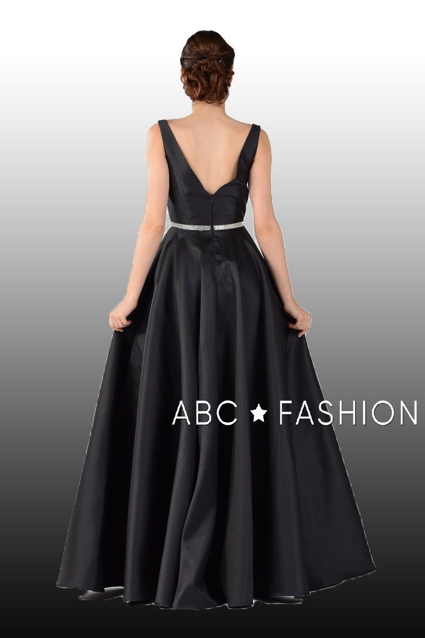 Poly USA Champagne Long Formal Dresses