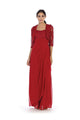 Long Mother of the Bride Lace Chiffon Jacket Dress - The Dress Outlet