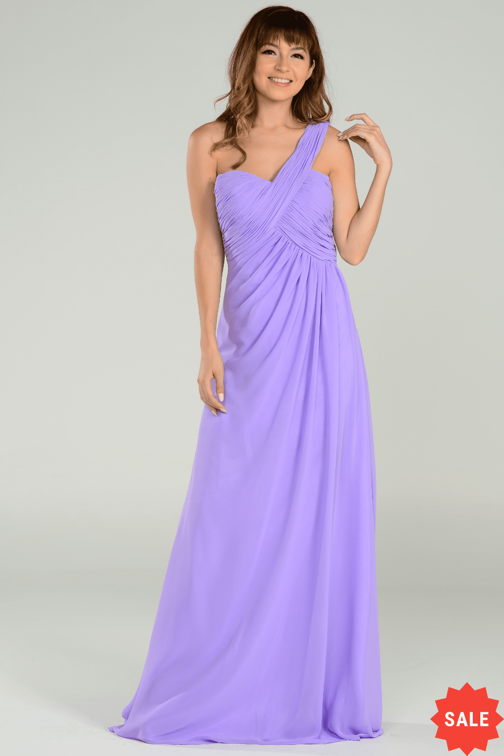 Poly USA Lilac Long Formal Dresses