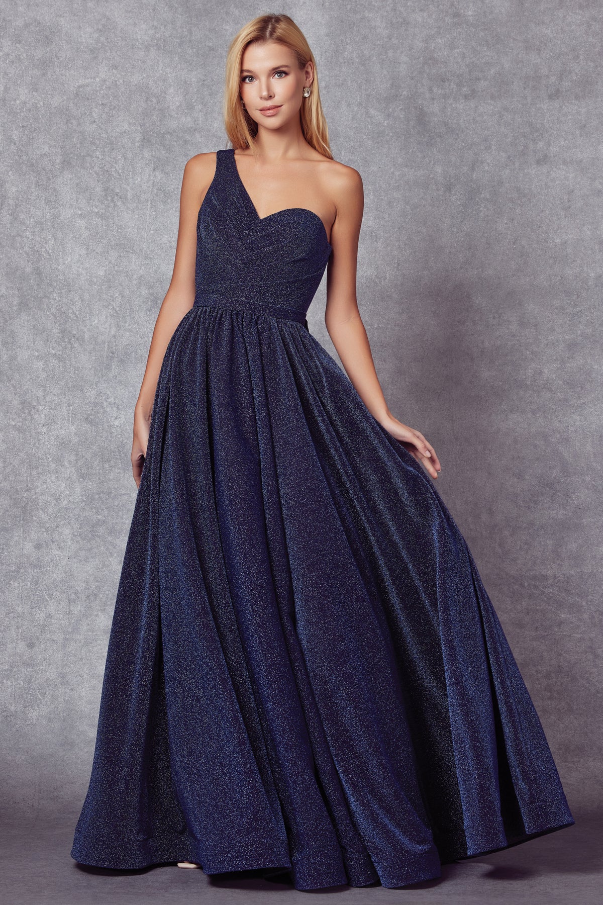 Juliet Navy Blue Long Formal Dresses