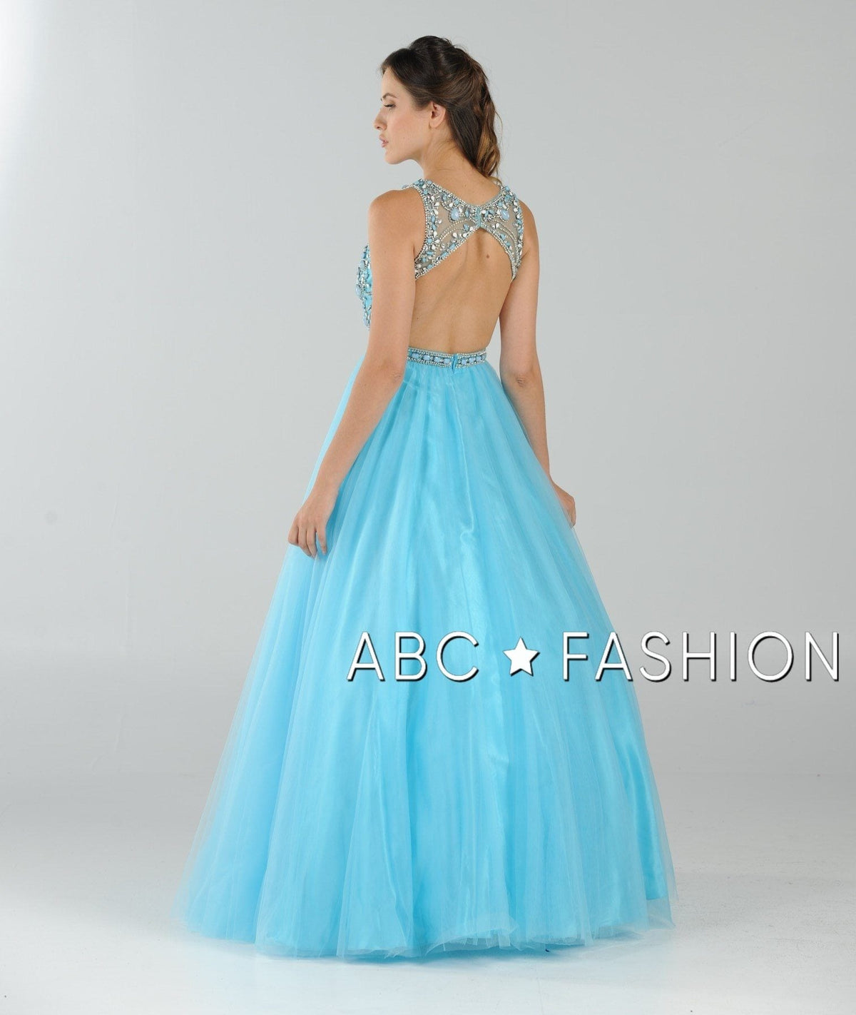 Poly USA Fuchsia Long Formal Dresses