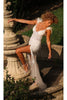 Long Pageant Dress 06353 by Jovani - White / Prom