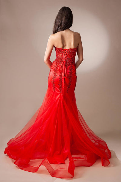 Long Pageant Dress Sweetheart Mermaid Gown By Amelia Couture 7051 - Dress