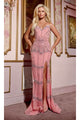 Long Pink Formal Dress: Jovani D5607 - Pink / Apparel & Accessories > Clothing > Dresses