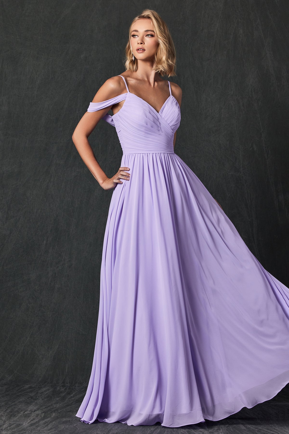 Juliet Mauve Long Formal Dresses