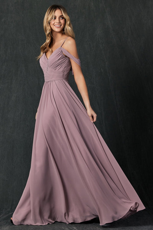 Juliet Mauve Long Formal Dresses