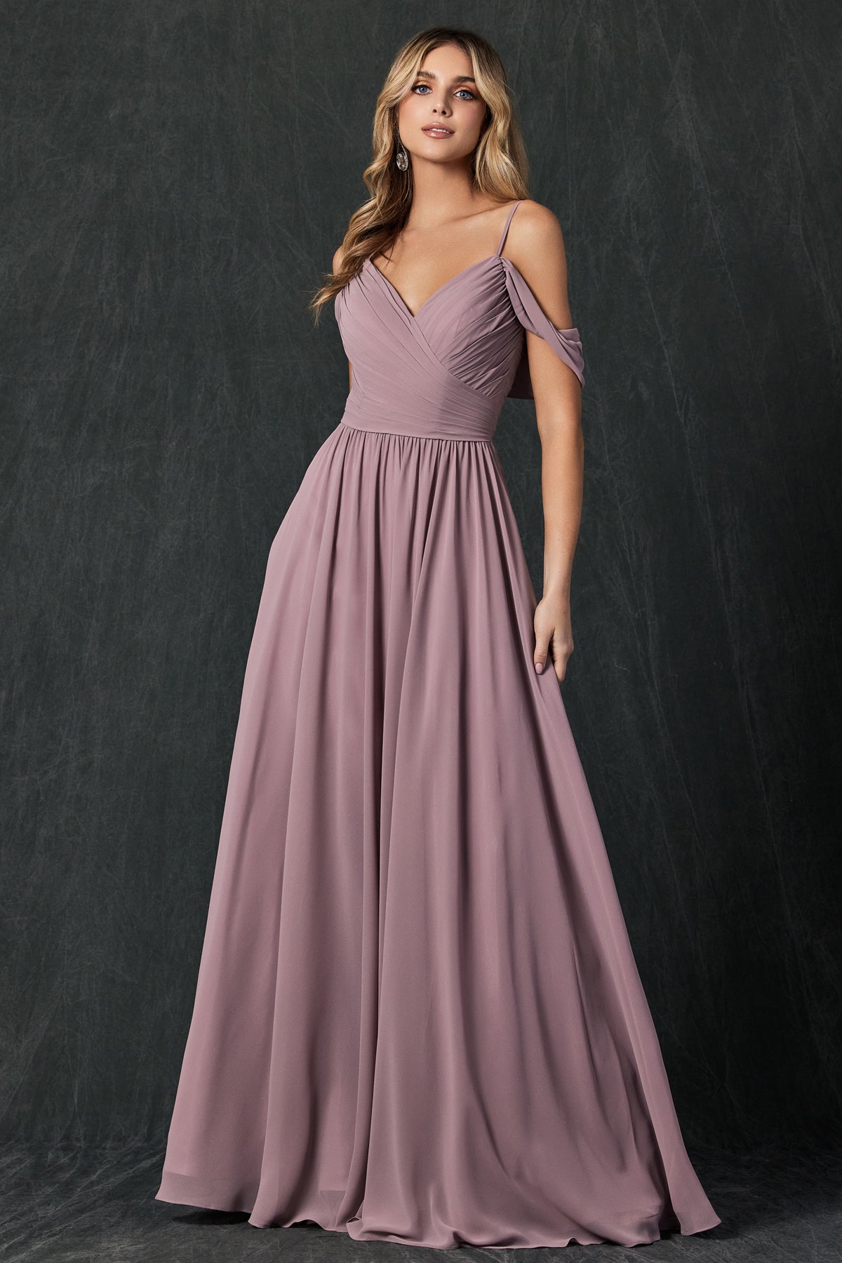 Juliet Mauve Long Formal Dresses