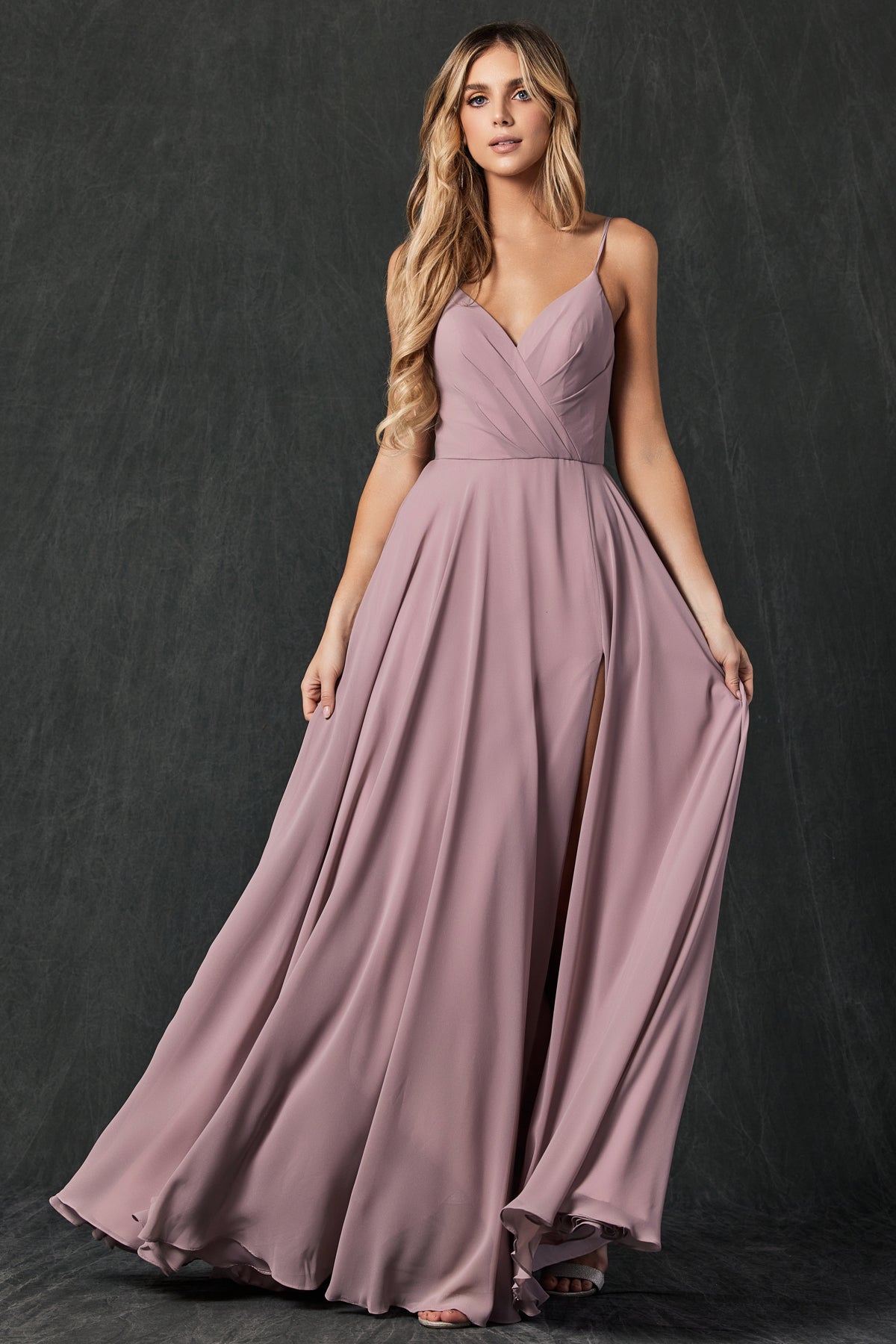 Juliet Mauve Long Formal Dresses