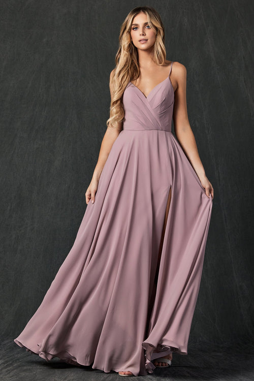 Juliet Mauve Long Formal Dresses