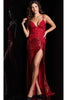 Long Prom Dress 06426 by Jovani - Red / Prom