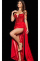 Long Prom Dress 36538 by Jovani - Red / Prom