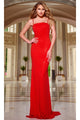 Long Prom Dress 37092 by Jovani - Red / Prom