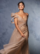 Long Prom Dress A-Line Sequin Pageant Gown By Royal Queen RQ8175