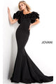 Long Prom Dress by Jovani 04368 - Black / Prom