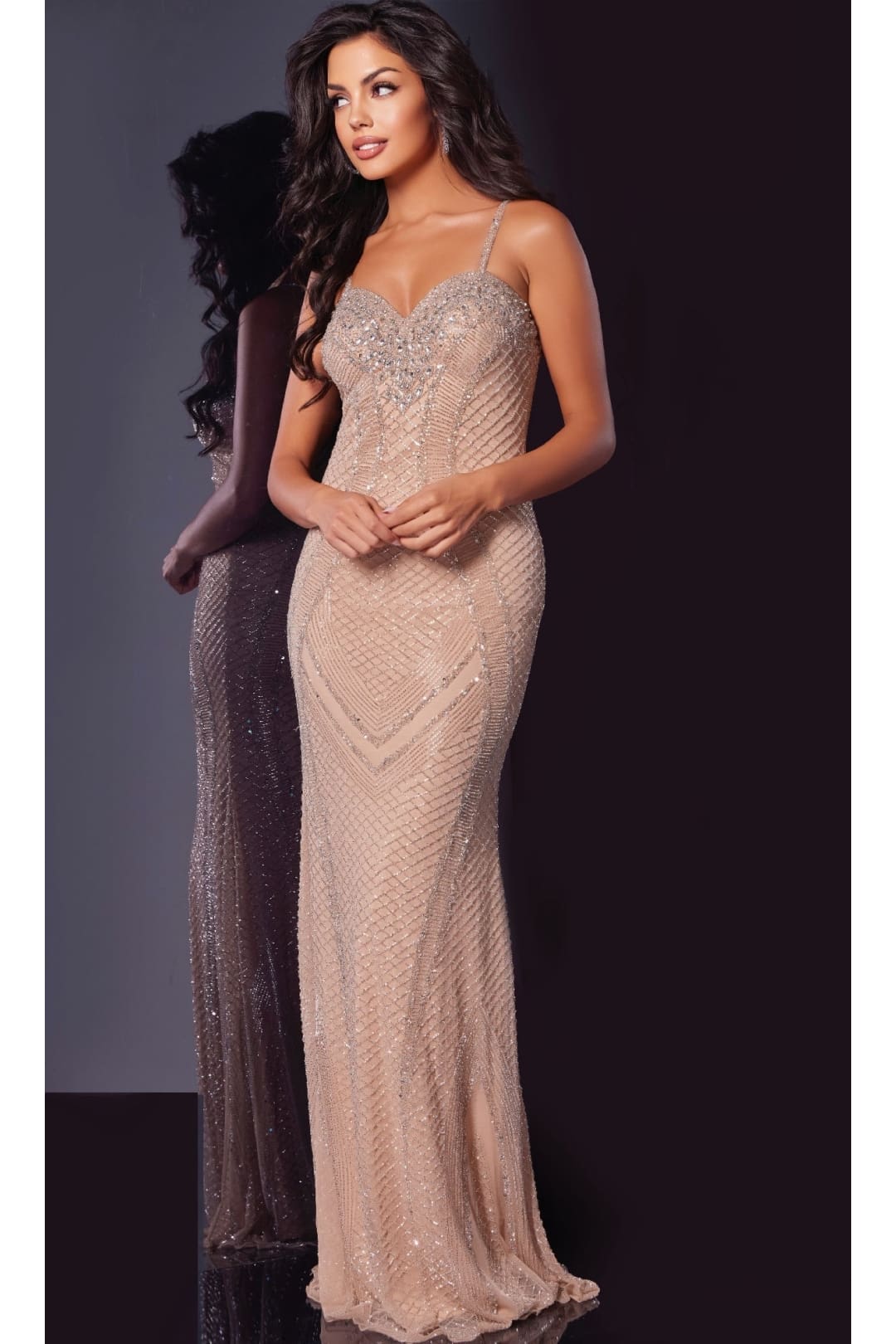 Long Prom Dress: Jovani 34312 - Apparel & Accessories > Clothing > Dresses