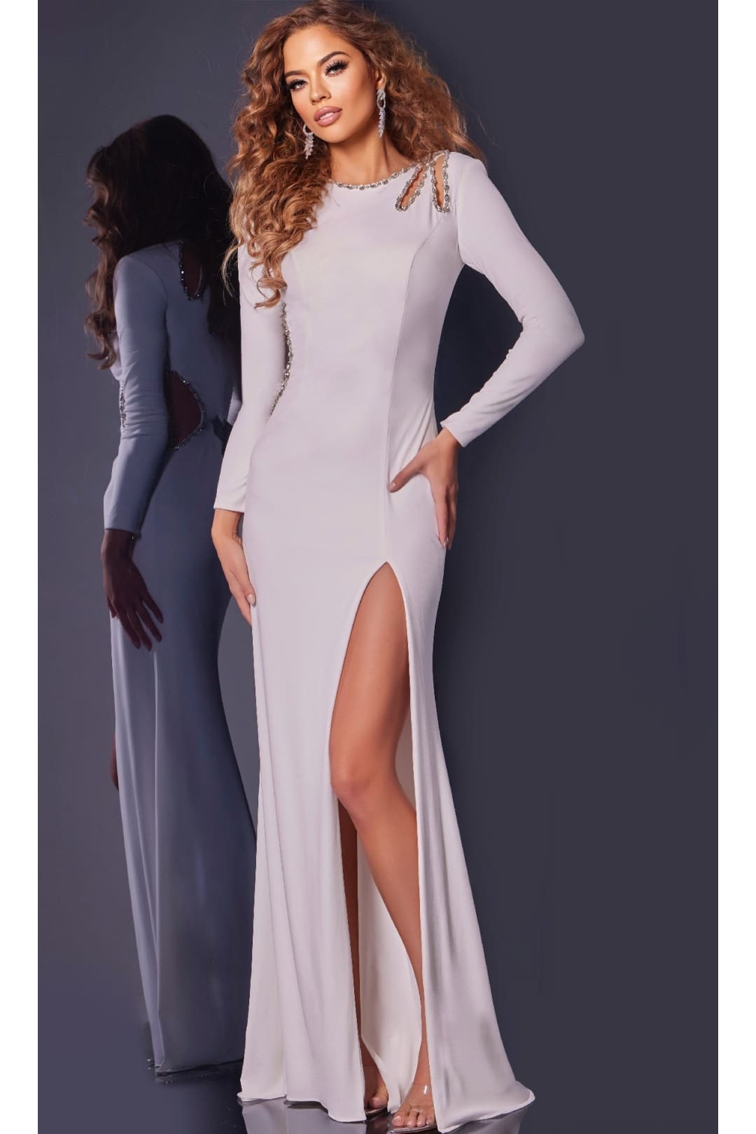 Long Prom Dress: Jovani 36722 - Prom