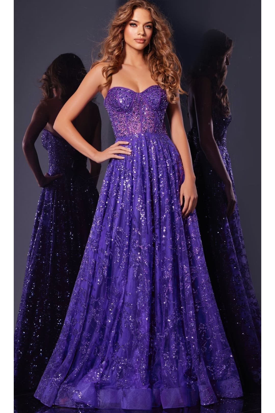 Long Prom Dress: Jovani 37413 - Prom